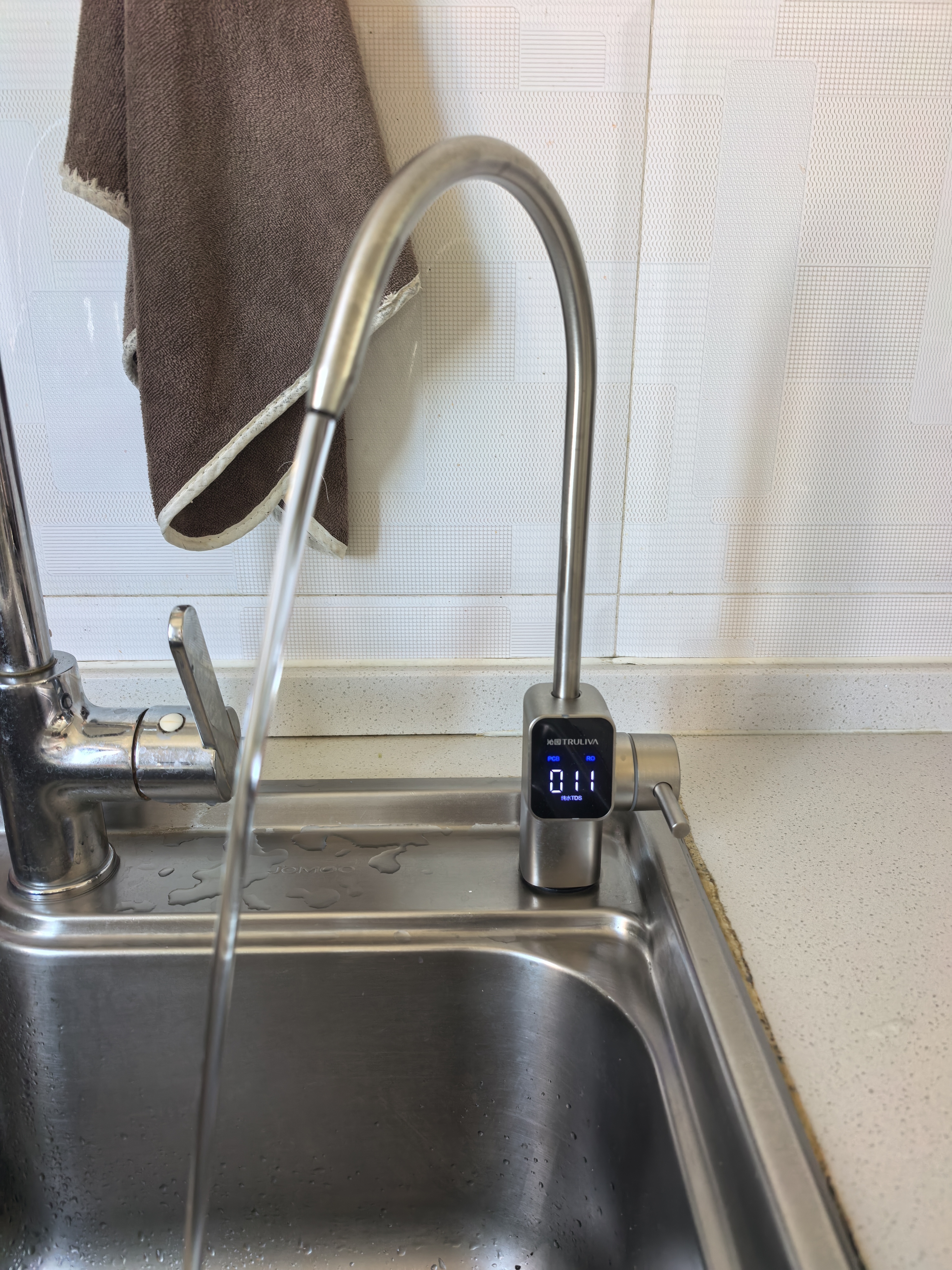 沁园家庭用双子芯5.0净水器1000G【1200G初始流速体验】 8年RO过滤器厨房台下式直饮水一体机UR-S61076 实拍图