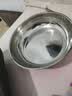 【不锈钢】和面盆厨房烘焙家用火锅盆洗菜打蛋汤锅盆醒面盆料理盆 34cm【热卖款】不锈钢和面盆 实拍图