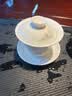 琦轩源羊脂玉瓷功夫茶具套装家用办公室白瓷喝茶盖碗茶杯陶瓷泡茶器整套 实拍图