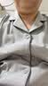红豆居家男士40S精梳紧密赛络纺220g加厚纯棉睡衣男家居服 孤辰灰 XL 实拍图