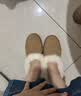 UGG【双11抢先购】秋季女士茸茸毛鞋领厚底休闲懒人毛毛鞋 1166733 CHE | 栗色 38 鞋款偏小，建议拍大一码 实拍图