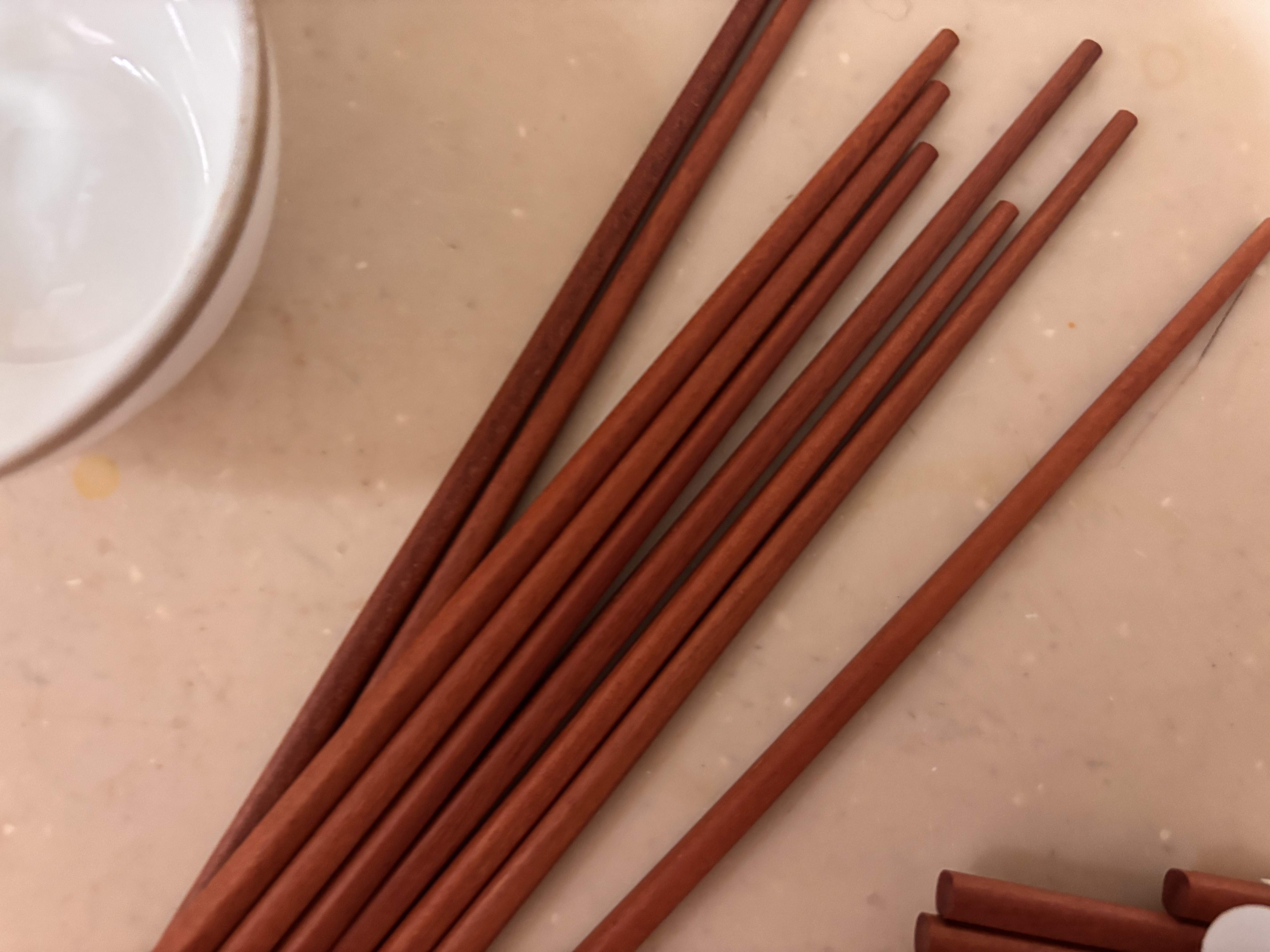 京东京造 筷子 花梨木筷子家用木质实木无漆无蜡防滑【抗菌防霉】12双装 实拍图