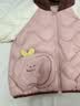迷你巴拉（minibala）【三防】男童女童轻暖羽绒服儿童萌趣造型冬连帽儿童外套秋冬新款 粉红60033 【白鸭绒-1000+清洁度】 90 【34.6g】 实拍图