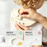 PUTOT宝宝围兜硅胶婴儿童吃饭围嘴加大加宽防水罩衣辅食蛋花饭兜 实拍图
