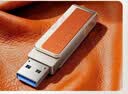喜存32GB大容u盘 USB3.2Gen 1金属旋转U盘时尚耐用 商务必备学习办公投标电脑通用优盘 U1系列 实拍图