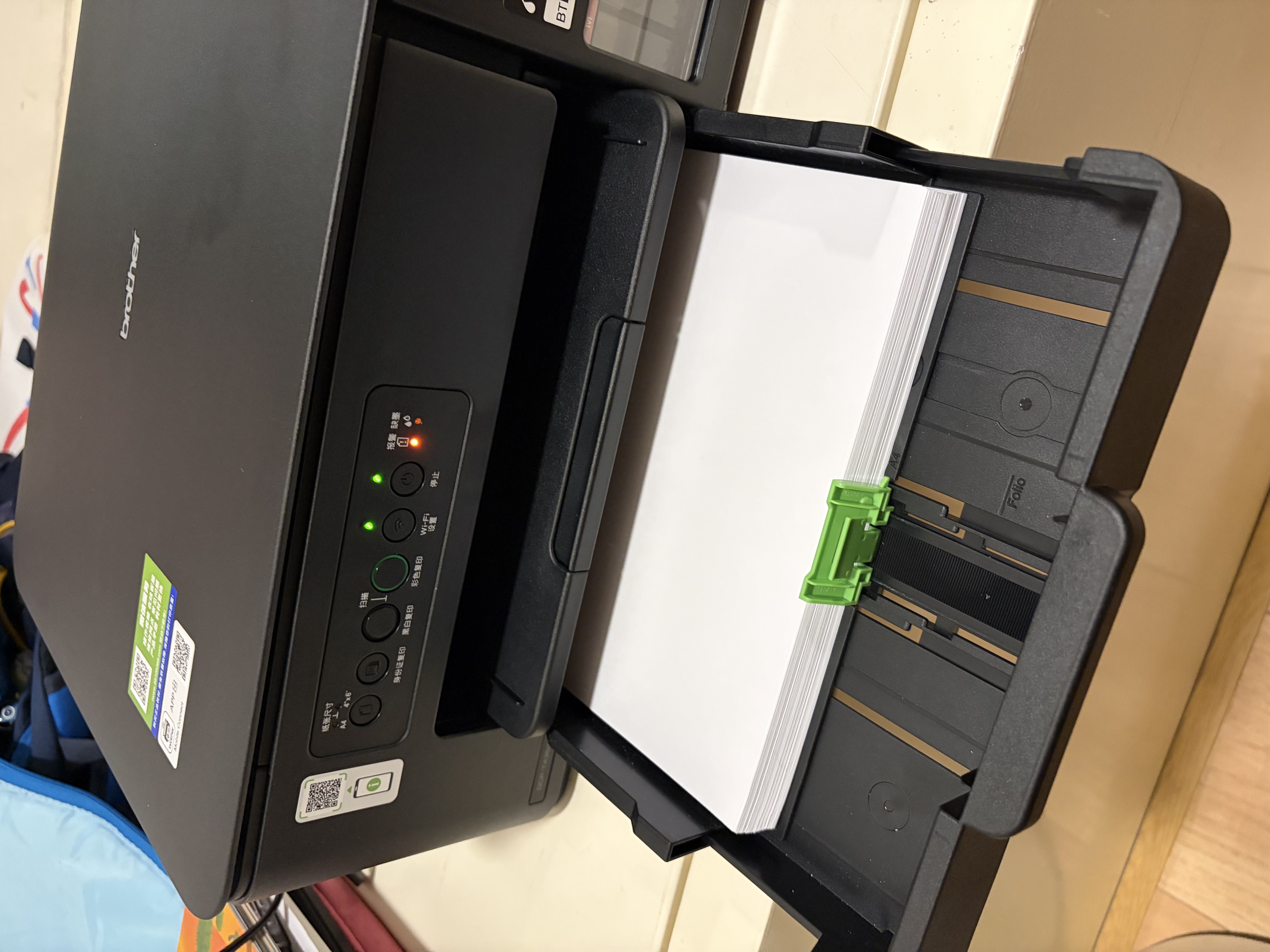兄弟（brother）DCP-T435W家用学习打印机彩色喷墨墨仓式 无线远程打印打印复印扫描一体机 425升级新款 实拍图