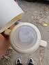 小土豆（potato）PPSU吸管奶瓶一岁以上大宝宝带手柄重力球吸嘴330ml 奶油白 实拍图