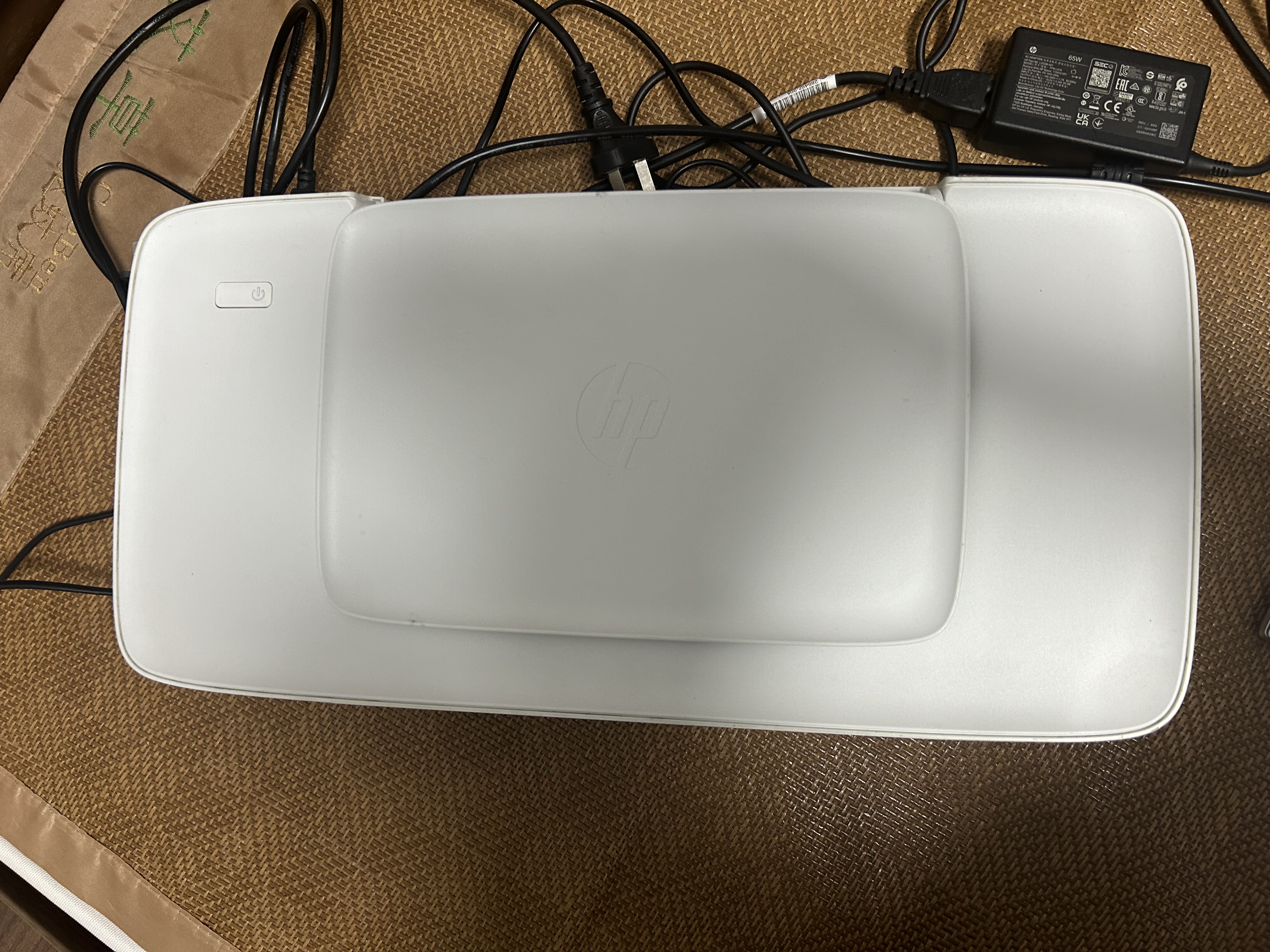 惠普（HP）惠普二手打印机小型家用办公2720家用彩色照片错题复印小型一体机学生手机无线链接可打彩色照片多功能远程机 【85新】11/12系列【连接电脑 仅打印】 套餐一【黑色墨盒+A4纸】 实拍图