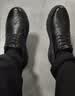 斯凯奇（Skechers）商务鞋男士秋季闪穿一脚蹬休闲鞋厚底减震通勤德比男鞋205704 实拍图