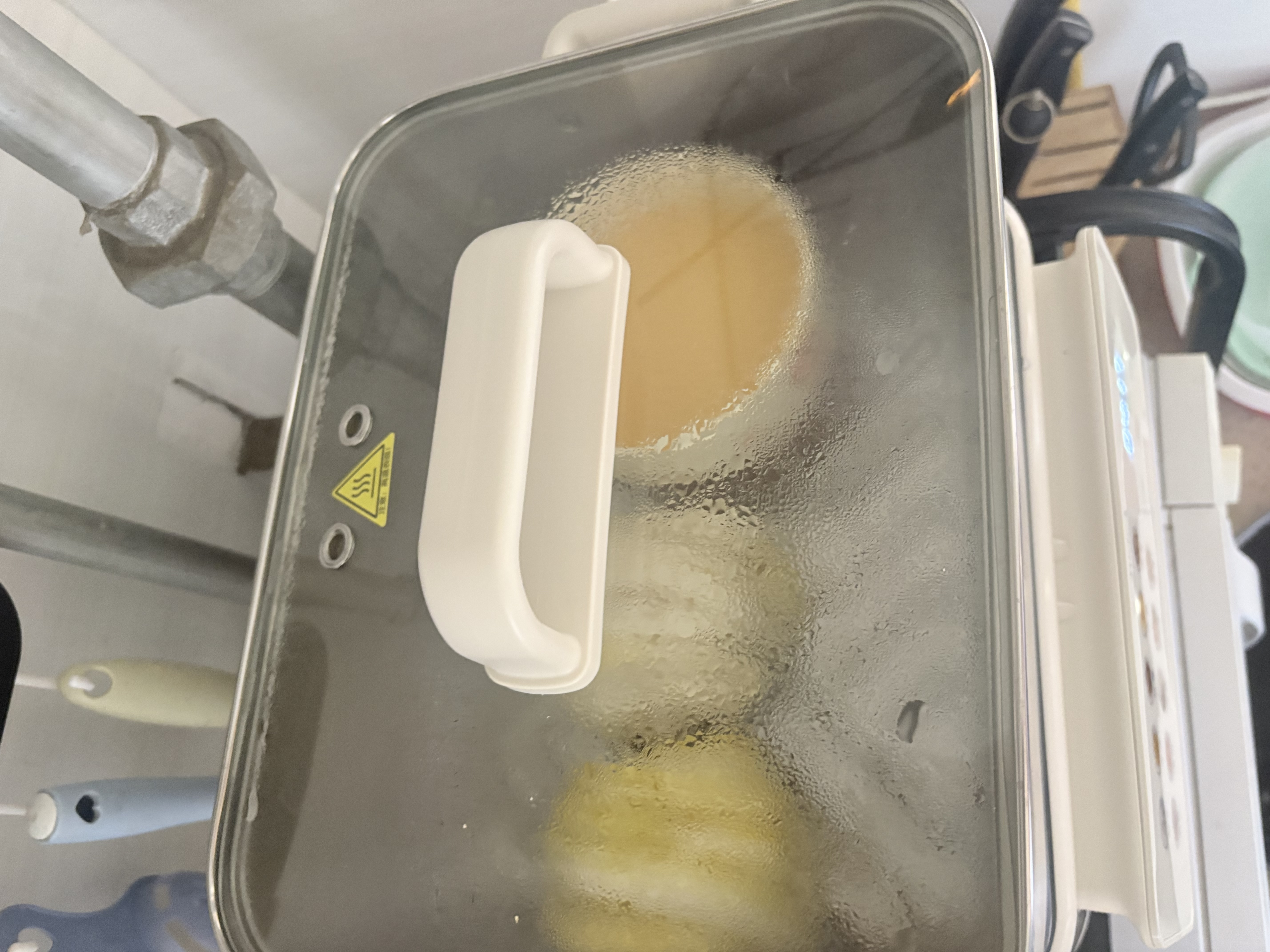 美的（Midea）钛钢蒸魔方电蒸锅新款炖蒸涮煮一体多功能电煮锅家用18L电热锅含钛不锈钢蒸笼ZGC3023J2Ti 实拍图