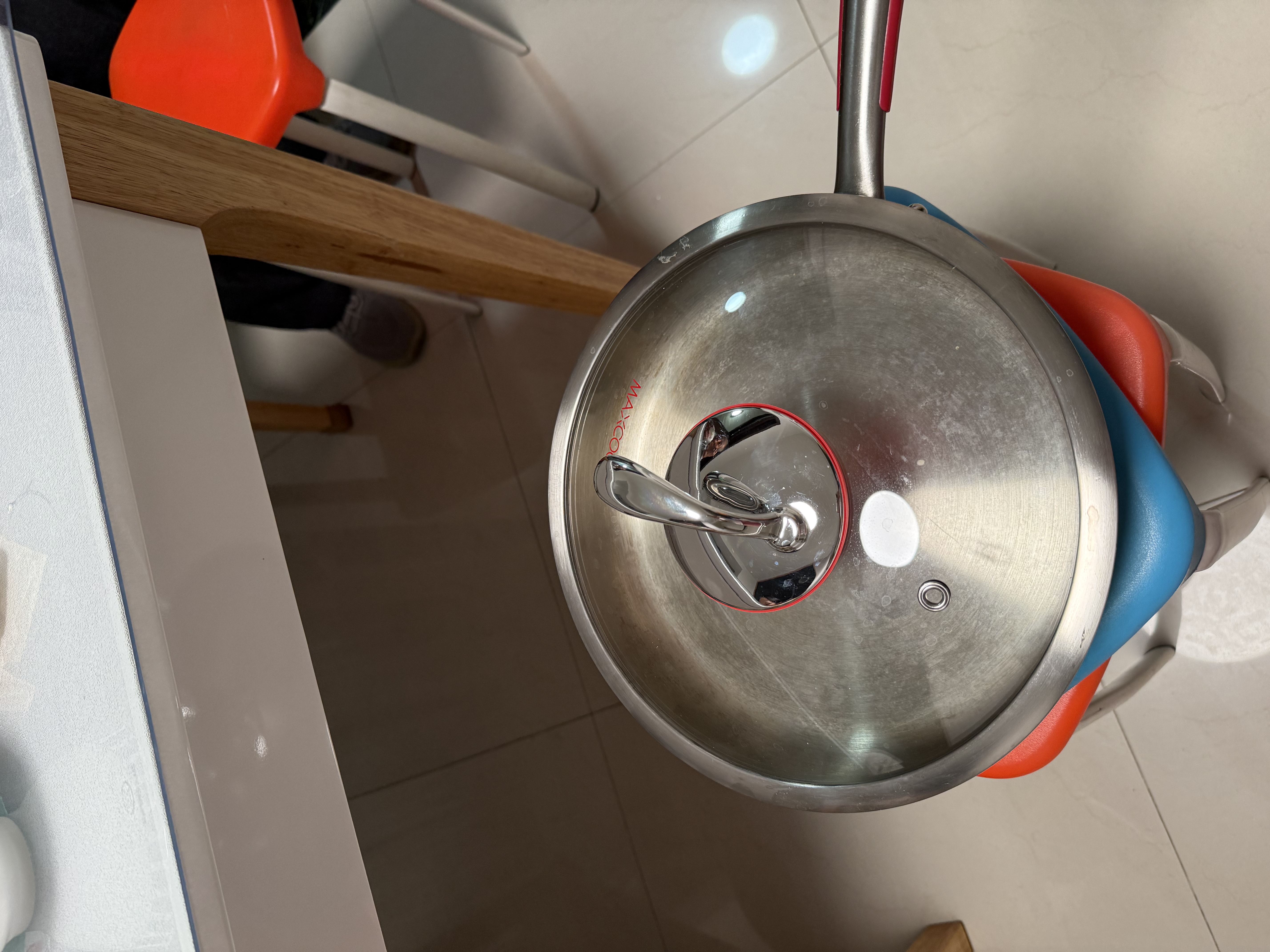 美厨（MAXCOOK）316L不锈钢煎锅平底锅煎盘炒锅不易粘28cm 燃气电磁炉通用MCJ2705 实拍图