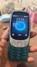 诺基亚（NOKIA）3210 4G 移动联通电信广电全网通 2.4英寸双卡双待 直板按键学生功能机备用手机 蓝色 实拍图