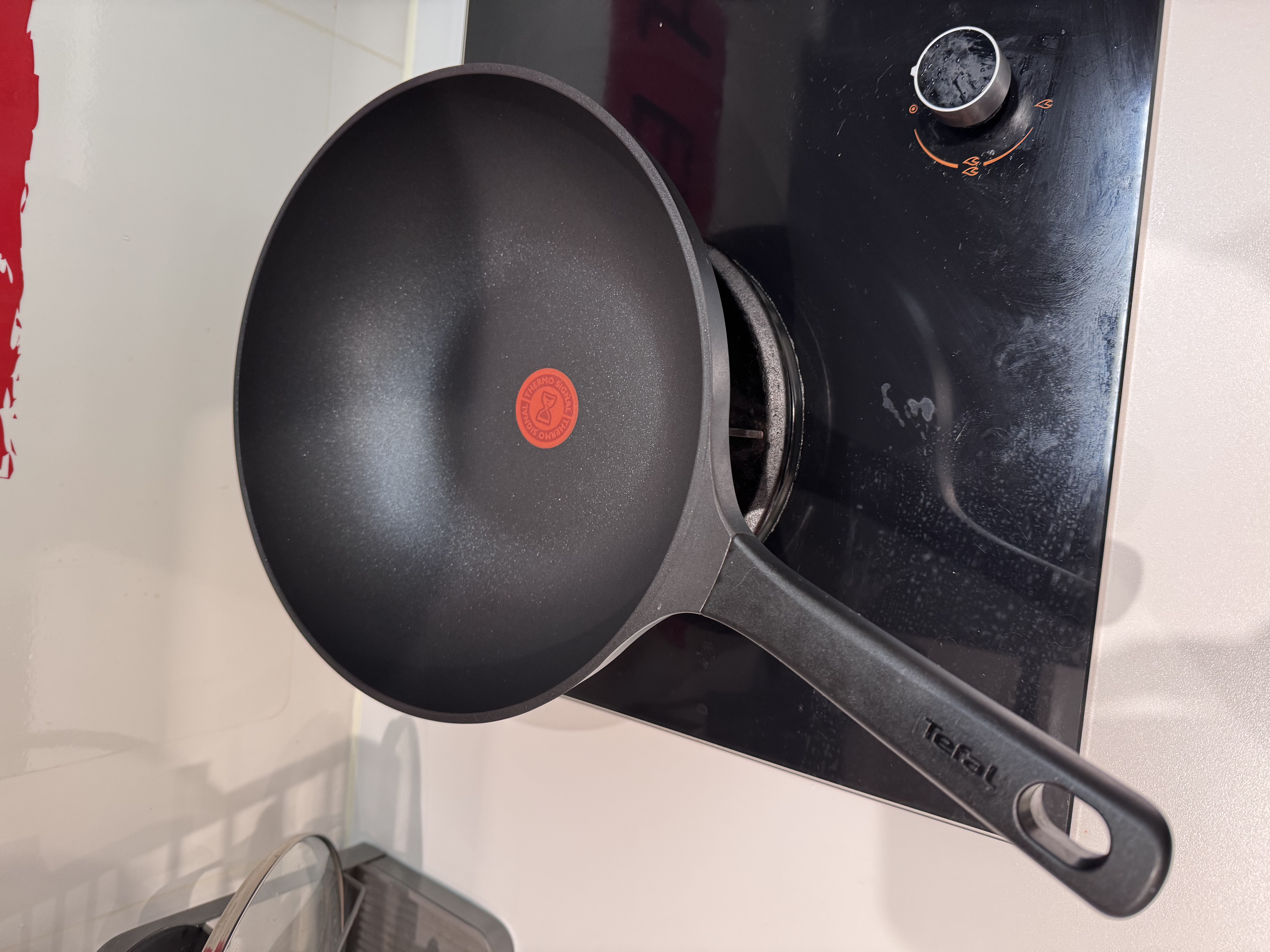 特福（Tefal）炒锅不粘锅炒菜锅 有钛佳温红心少油烟 平底燃气灶电磁炉通用 6倍耐磨不粘 质享家炒锅 30cm 实拍图