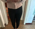 伊莎朵高腰秋冬款打底裤外穿女加绒裤紧身裤修身显瘦铅笔裤小脚裤女裤子 一粒扣【春秋款】 L （100-110斤） 实拍图