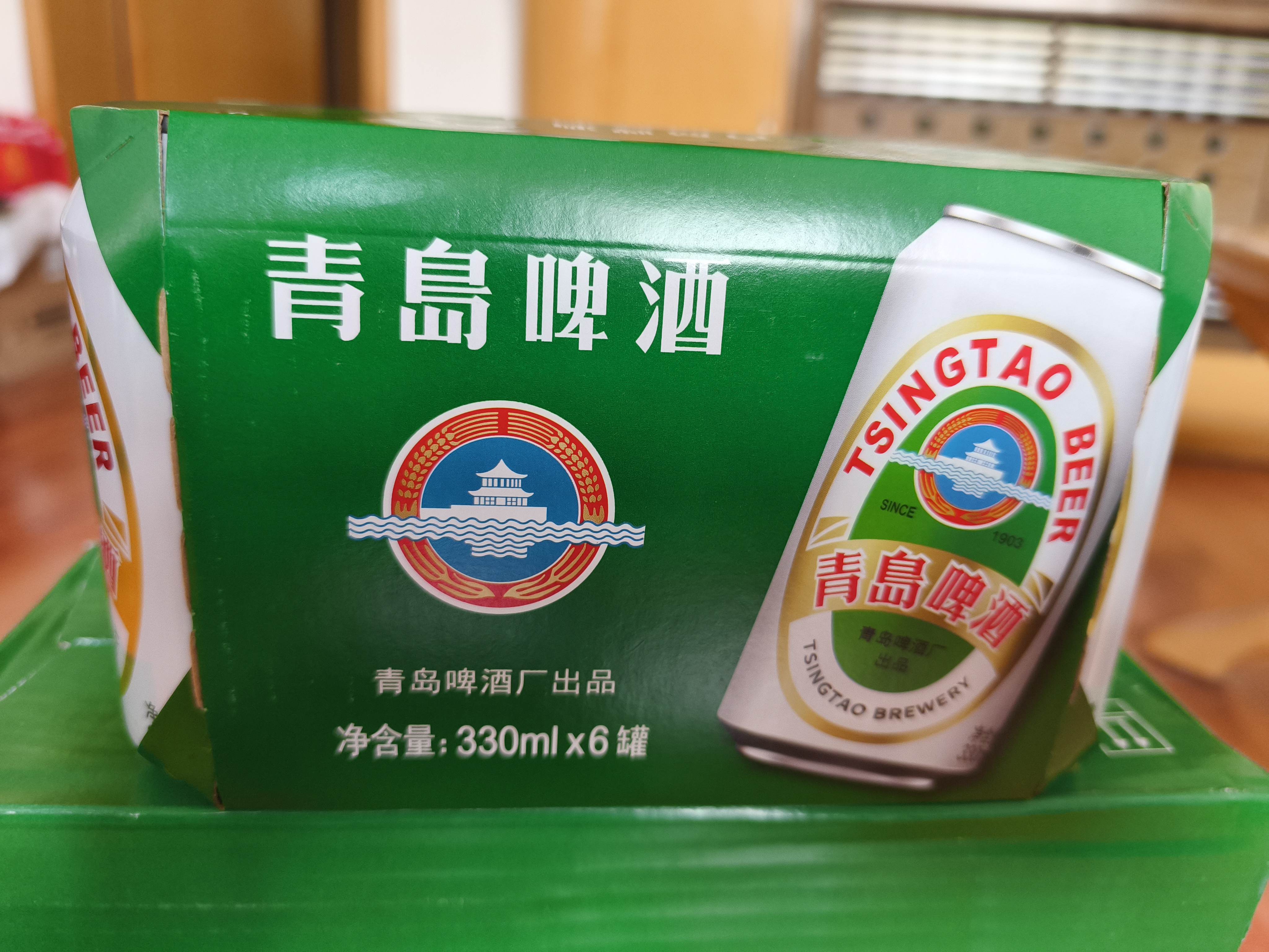 青岛啤酒（TsingTao）老青岛小白罐 330ml*24罐 整箱装 一厂生产 实拍图