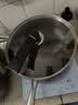 炊大皇炒锅304不锈钢有钛炒菜锅煎锅平底不粘炒锅32cm 可立可视盖不挑灶 实拍图