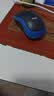罗技（Logitech）M185鼠标 无线鼠标 办公鼠标 对称鼠标 黑色蓝边 带无线2.4G接收器 实拍图