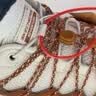 斯凯奇（Skechers）女鞋闪穿鞋舒适休闲鞋缓震户外鞋180331 灰褐色/多彩色/TPMT -女款 36 实拍图