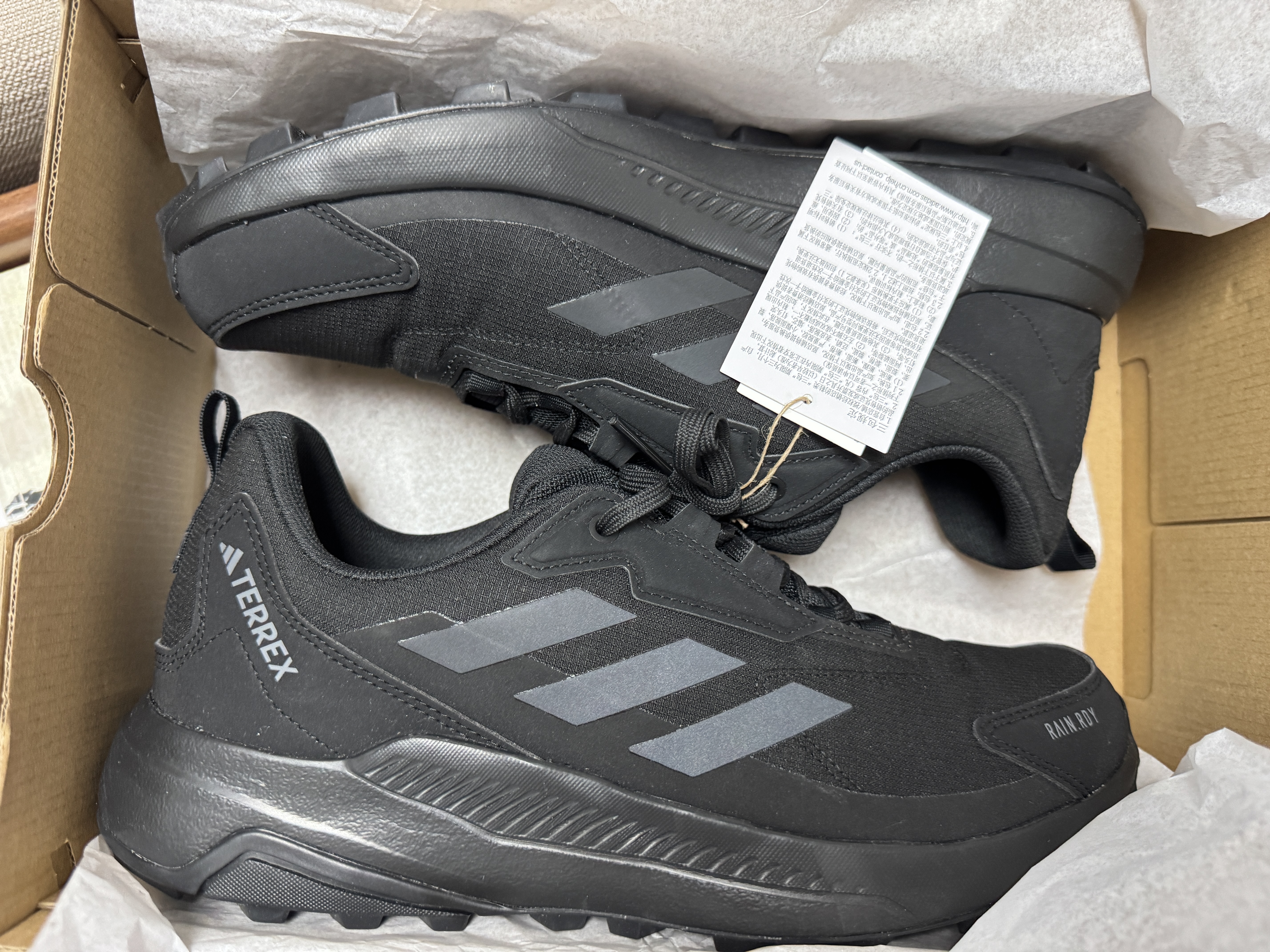 adidas ANYLANDER R.RDY缓震防水户外徒步运动鞋男阿迪达斯山川里 实拍图