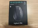 罗技（Logitech）大师系列 MX Anywhere 3S 静音鼠标 无线蓝牙双模 商务办公 便携石墨黑 接收器另购 苹果鼠标适配 实拍图