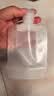优家（UPLUS）便携旅行化妆品分装袋50ml*6个 一次性分装瓶液体收纳袋 实拍图
