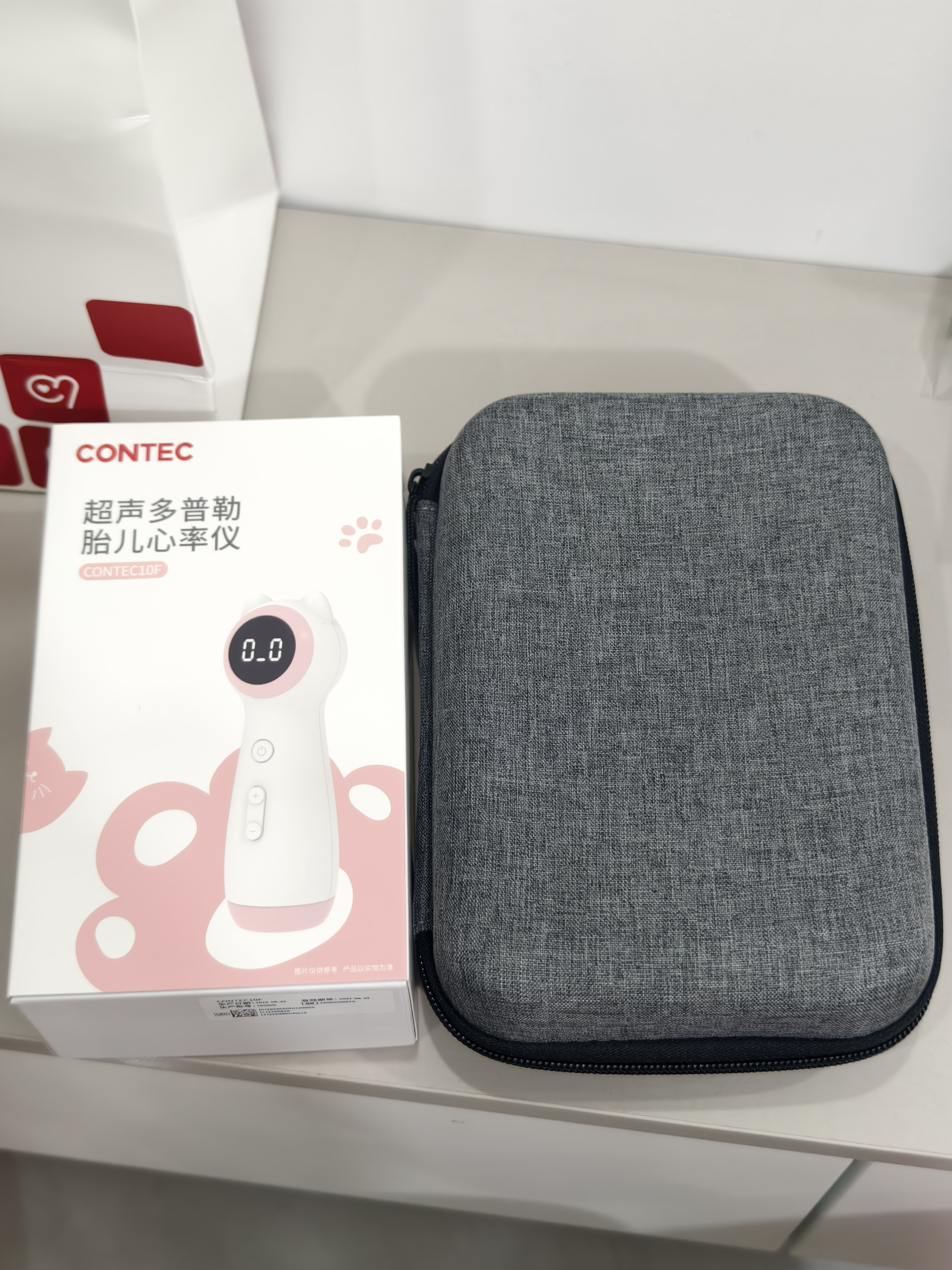 CONTEC康泰胎心监测仪孕妇家用超声多普勒医用胎心仪灵敏探头CONTEC10F 实拍图