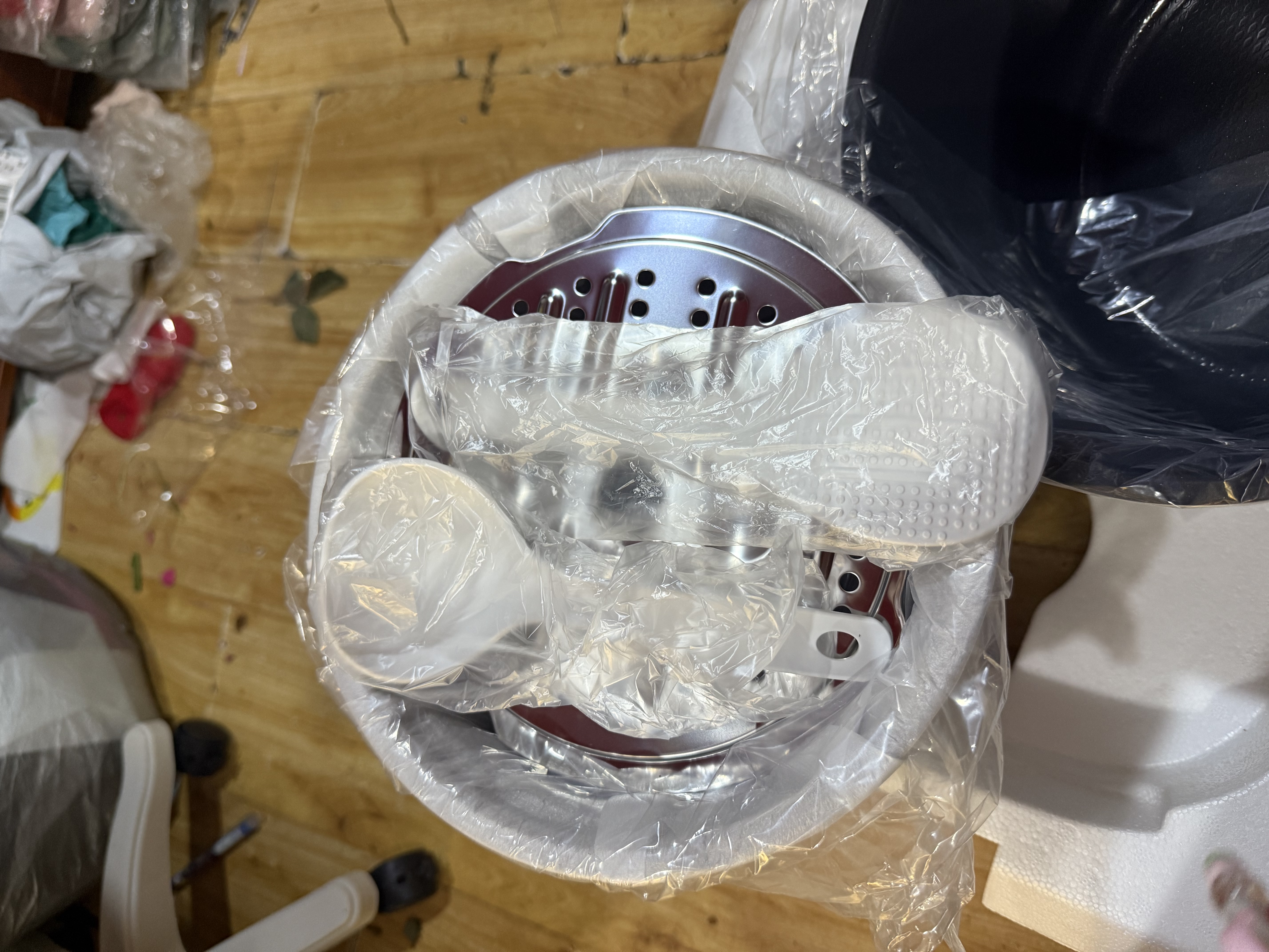 苏泊尔（SUPOR）电压力锅钛晶钢纯钛26年新品速嫩蒸鲜呼吸5L超高压100kPa 2000W上蒸下煮电饭煲4-6人SY-50FC5102 实拍图