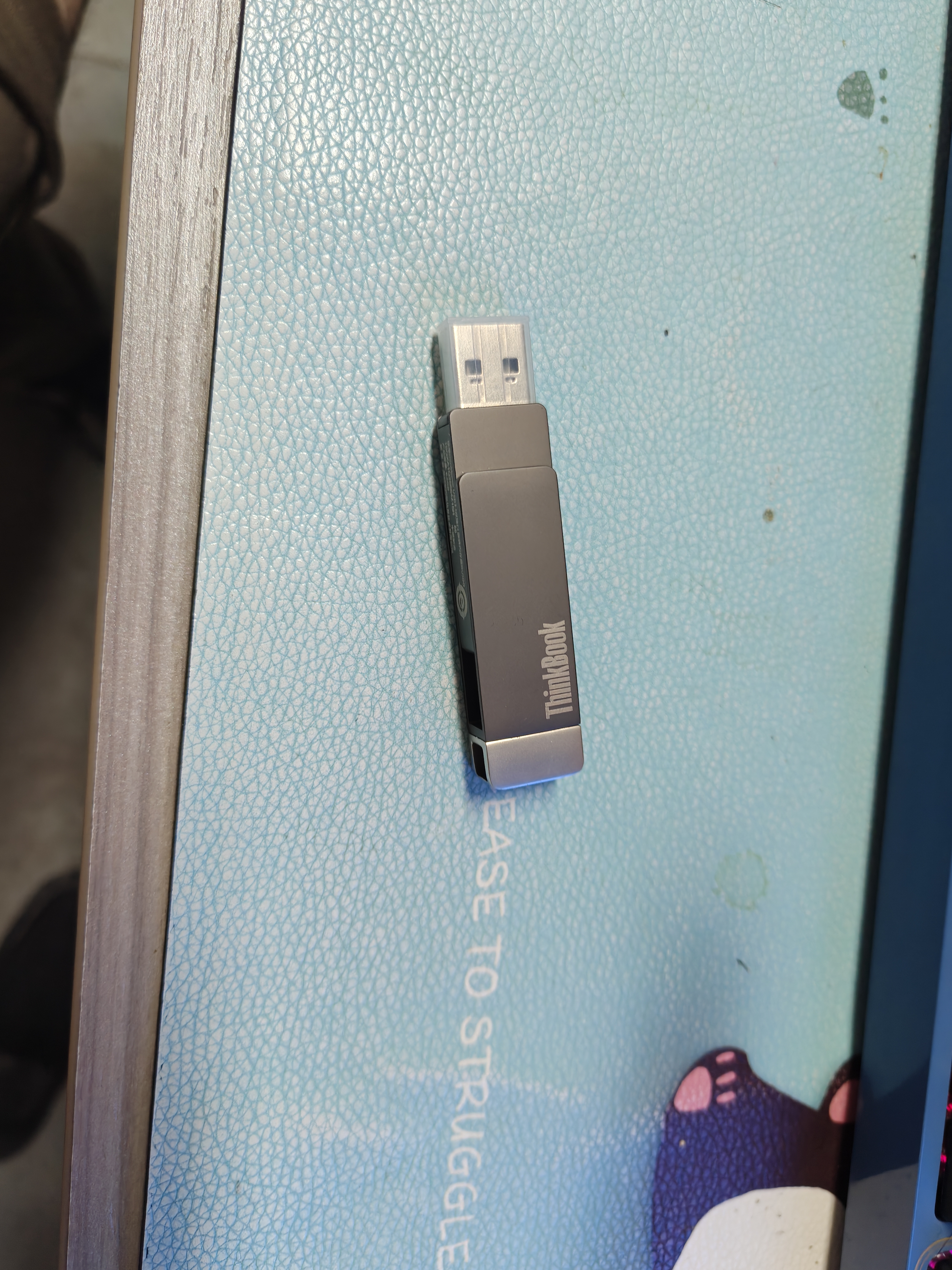 ThinkPad联想Thinkbook 64GB Type-C USB3.1 U盘 读速150MB/s 手机电脑 双接口 u盘办公商务优盘 BU100 实拍图