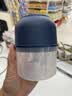 绞肉机小型打蒜器家用绞蒜切蒜器多功能辅食料理机电动蒜泥神器蒜蓉机自动切菜机压蒜器 宝蓝色- 0.26L （升级大电机） 实拍图