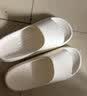 名创优品（MINISO）拖鞋男居家踩屎感夏季浴室内防滑防臭软弹凉拖鞋女  珍珠白 40-41 实拍图
