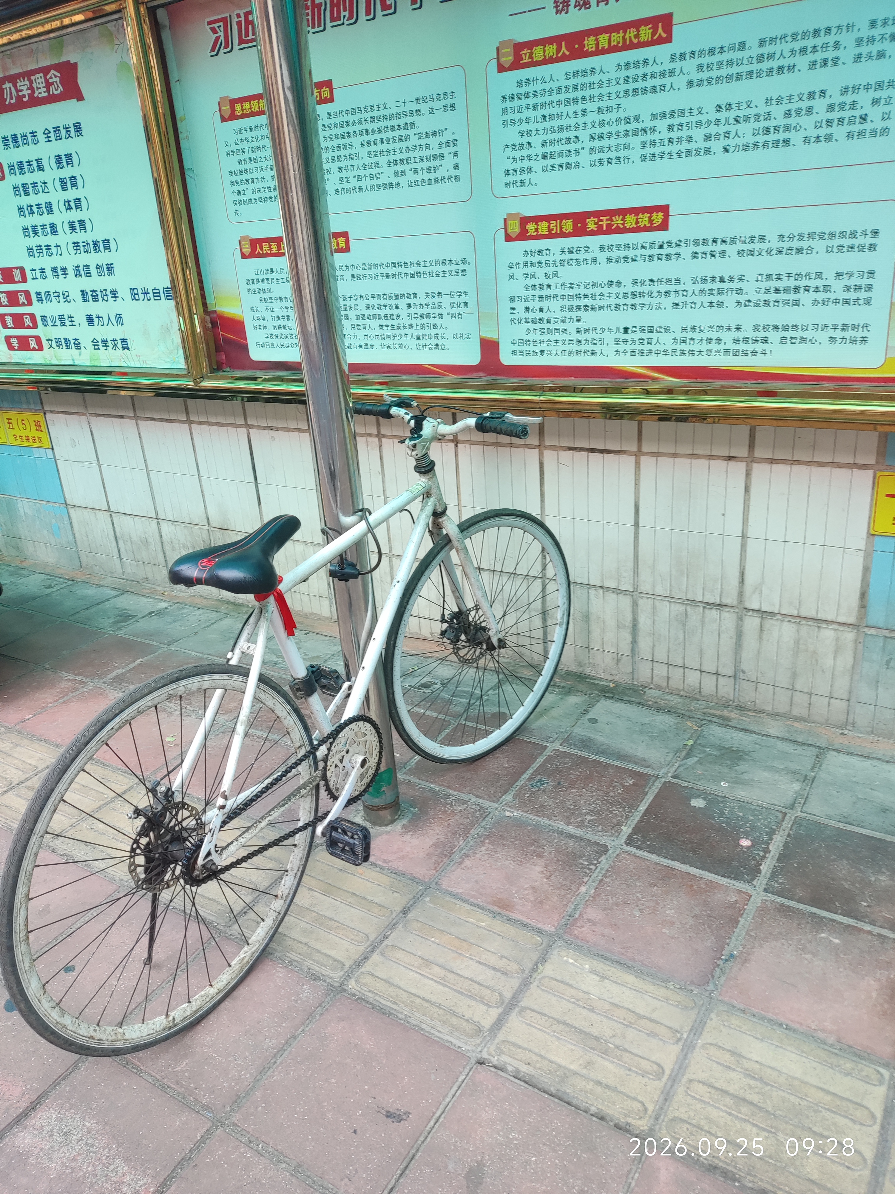 普达 自行车锁防盗链条锁便携式锁单车锁电动车链子锁山地车链锁车锁 实拍图