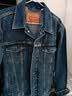 Levi's李维斯情侣同款美式经典复古休闲时尚潮牌修身牛仔夹克外套 深蓝色 M 实拍图