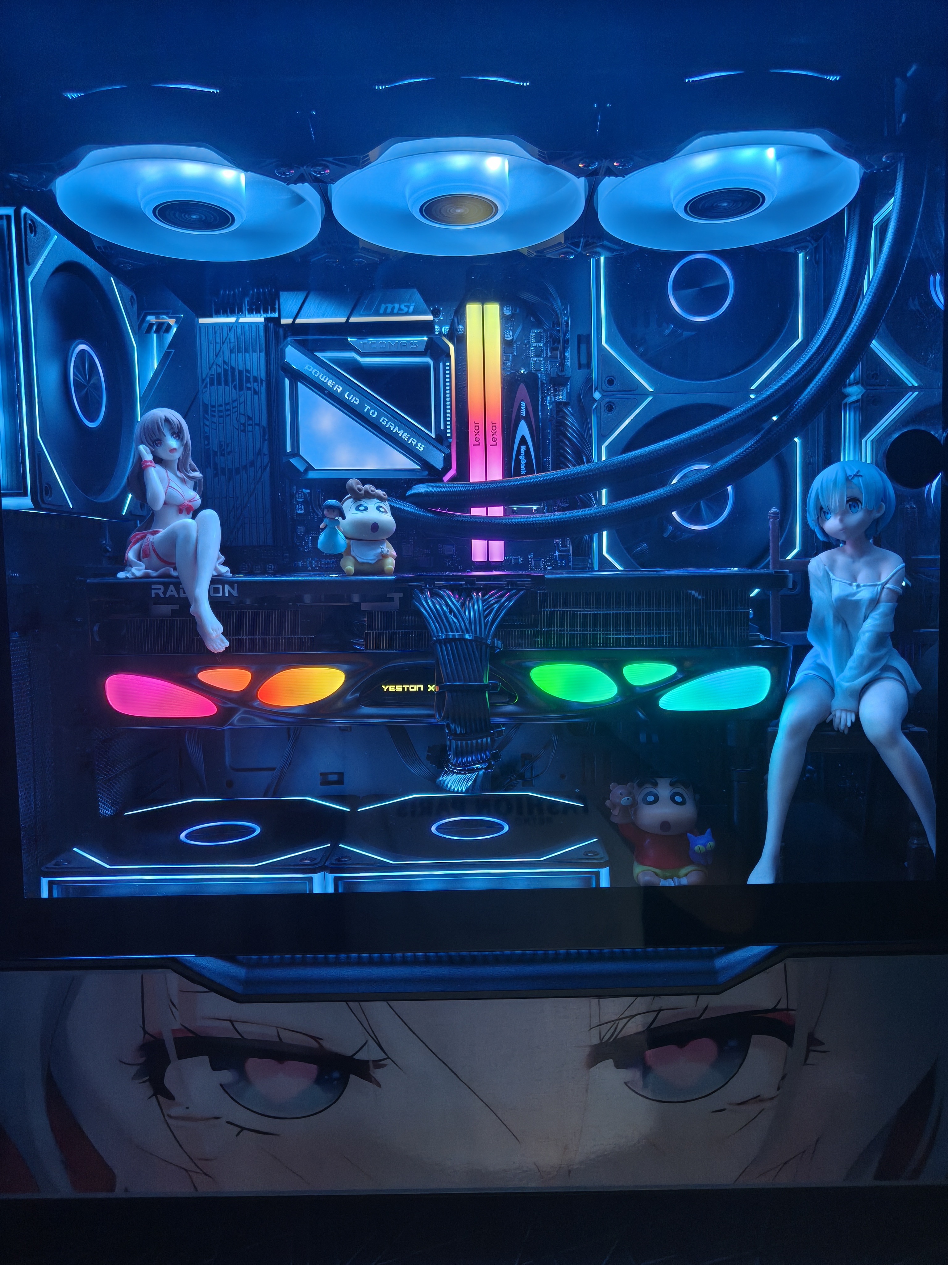 盈通（yeston）AMD RADEON RX 9070 XT 16G 重力星球联名 破茧Mercury Nova OC 直播AI设计OpenClaw游戏独立显卡 实拍图