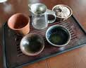 八千行茶盘托盘带排水家用竹木小型茶台一体式功夫干泡茶杯沥水茶具配件 实拍图