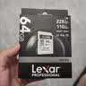 雷克沙（Lexar）128GB SD存储卡 U3 V30 佳能索尼富士尼康相机高速SD卡 读225MB/s 写160MB/s 4K超清录制 SD银卡 实拍图