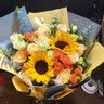 艾斯维娜鲜花速递向日葵混搭花束生日礼物全国同城配送 向日葵香槟韩式花束 实拍图