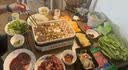 美的（Midea）电火锅鸳鸯锅烤肉锅火锅0氟涂层超薄速沸电火锅多功能锅料理锅分体6.5L多用途锅DLS3322R2 实拍图