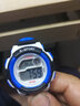 LASIKA儿童手表女孩学生电子表防水闹钟女表果冻夜光小女童多功能男孩表 F82黑蓝色 实拍图