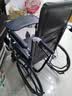 鱼跃手动轮椅车护理轻便可折叠带便盆餐板老人专用代步骨科腿H059B 实拍图