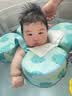 iuu婴儿游泳桶免安装 儿童洗澡桶 可折叠泡澡桶家用新生儿游泳池浴桶 【免安装-透明】巨无霸+礼包 母婴级面料，耐磨稳固防变形 实拍图