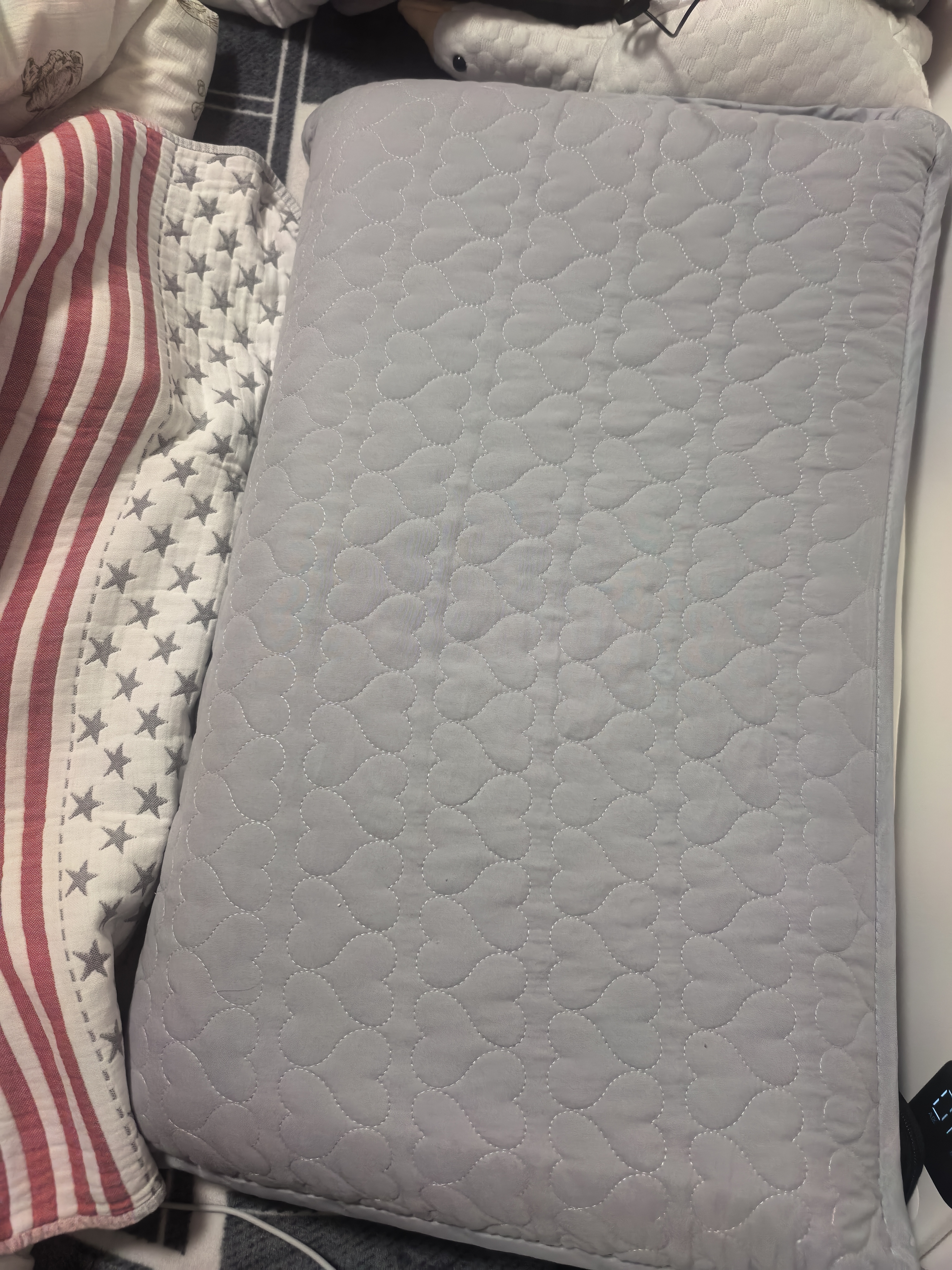 无印良品A类夹棉枕套枕芯隔离层家用防头油隔脏枕头套48x74cm一对装 实拍图