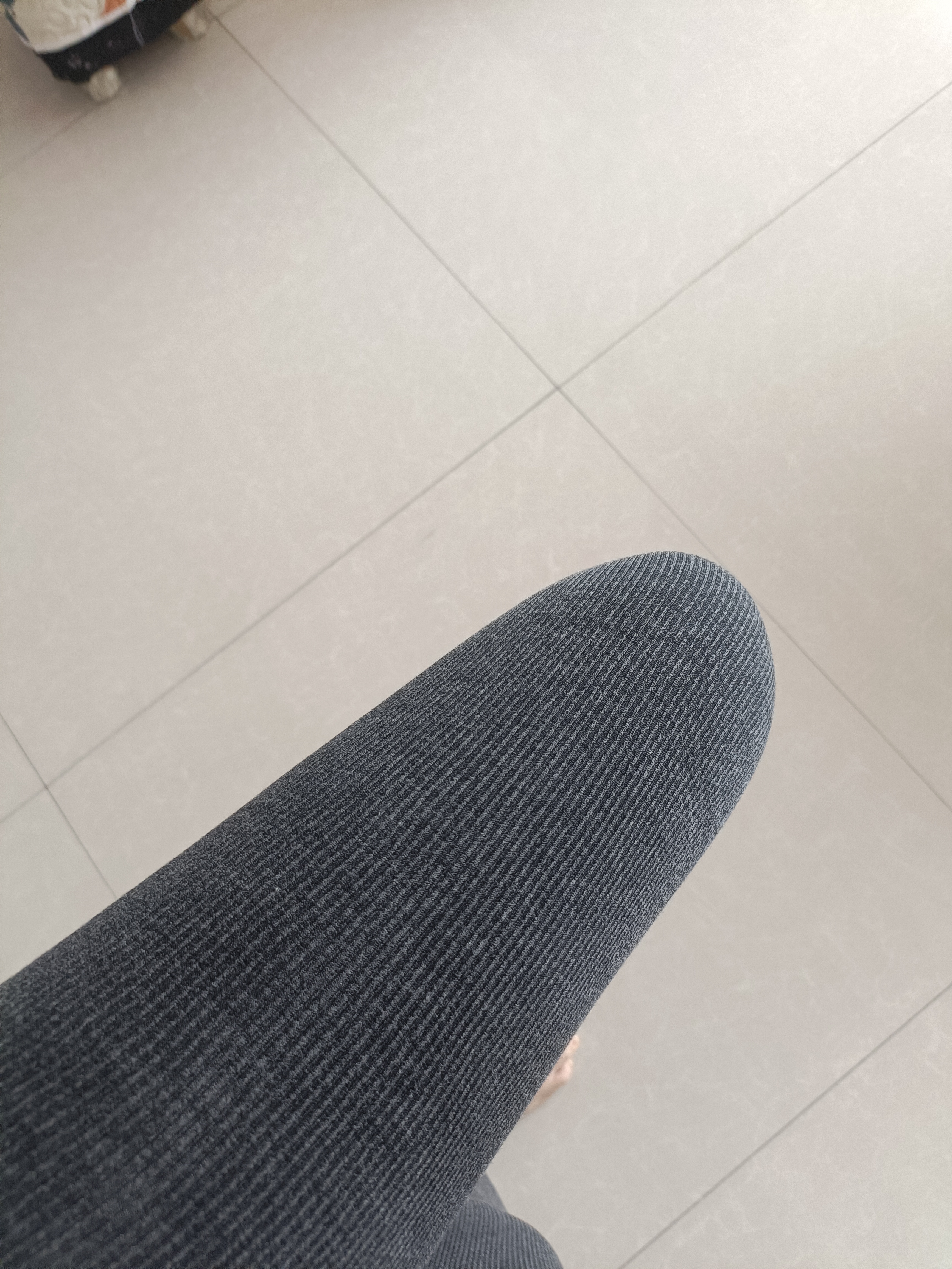 都市丽人300g打底裤女士外穿高腰显瘦弹力收腹提臀小腿紧身裤保暖深灰连脚 实拍图