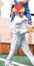 迪士尼女童春秋套装秋装女孩外套儿童裤子运动休闲套装2026 蓝120 实拍图