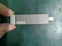 ThinkPad联想Thinkbook 64GB Type-C USB3.1 U盘 读速150MB/s 手机电脑 双接口 u盘办公商务优盘 BU100 实拍图
