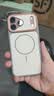 奶小鸭（NEYAA）适用苹果18ProMax手机壳iPhone18ProMax保护套Magsafe磁吸肤感磨砂全包防摔软边高级男女新款 灰白 实拍图
