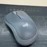 罗技（Logitech）M185鼠标 无线鼠标 办公鼠标 对称鼠标 黑色灰边 带无线2.4G接收器 实拍图
