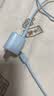 ANKER安克套装20W苹果充电器蓝+C-C快充数据线1.8米蓝 实拍图