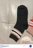 猫人女士袜子女秋冬季中筒袜女100%纯棉堆堆袜抗菌防臭吸汗百搭5双装 实拍图