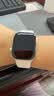 Apple/苹果/苹果 Watch Series 12 智能手表GPS款42毫米浅金色铝金属表壳沙砾色运动型表带M/L MJF24CH/B 实拍图