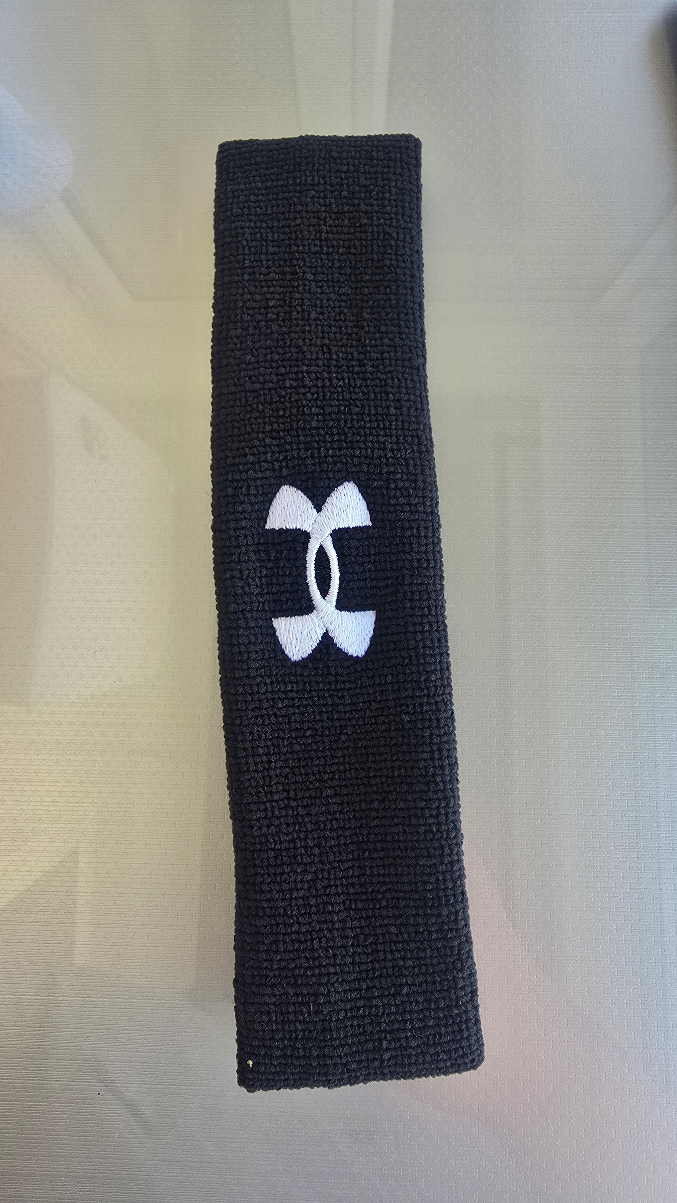 安德玛（Under Armour）运动发带男女止汗带吸汗头带跑步篮球防汗头巾箍护额均码红色 实拍图